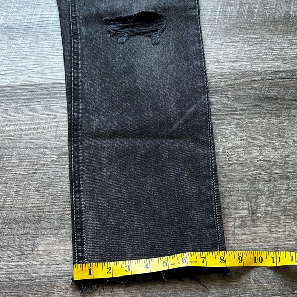 NWOT Express modern straight low rise black jeans women’s size 2 short - Picture 16 of 16